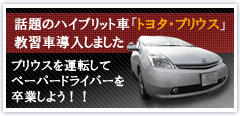 プリウスを運転してペーパードライバーを卒業!